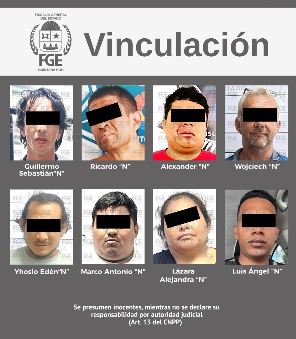 Seis de los detenidos recibieron la medida cautelar de prisión preventiva. Seis de los detenidos recibieron la medida cautelar de prisión preventiva.