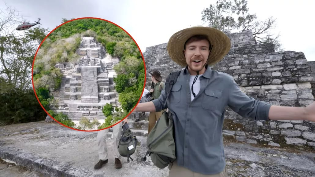 Mr Beast visitó zona prohibida de Calakmul: Esto es lo que dice el INAH
