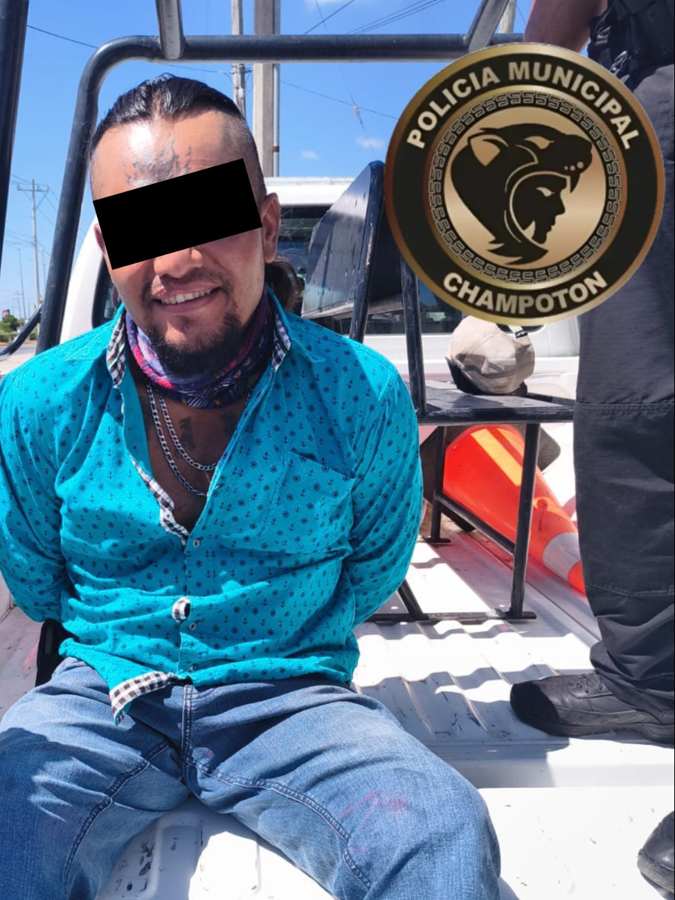 La detención se realizó en la colonia Manguitos, Champotón. La detención se realizó en la colonia Manguitos, Champotón.