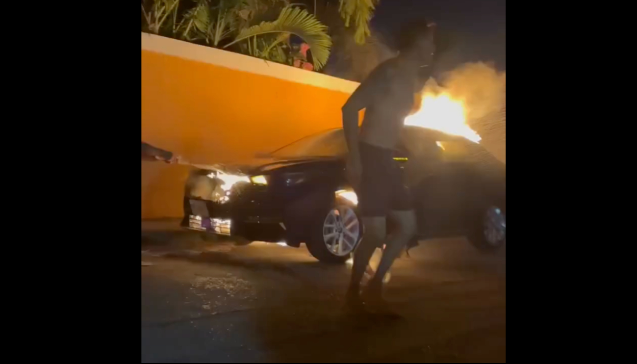 Lamentable situación la noche de este jueves en Cholul. Esto fue lo que pasó.