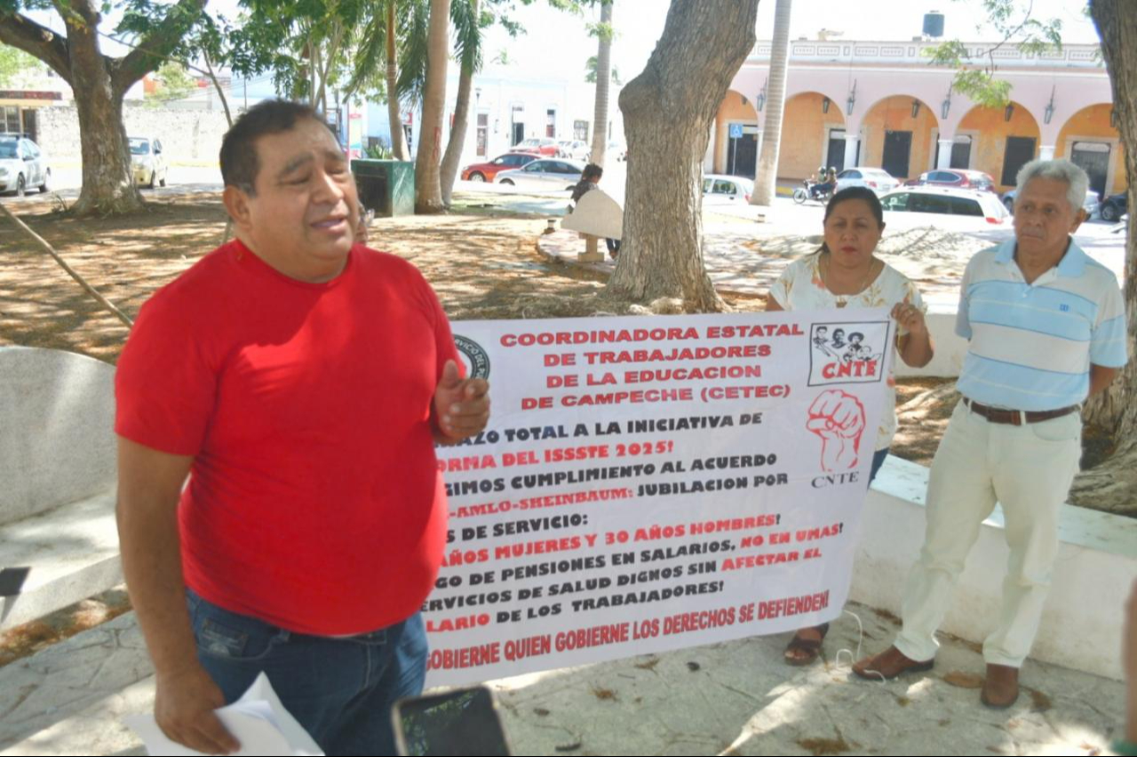Maestros de Campeche se suman al paro nacional de la CNTE