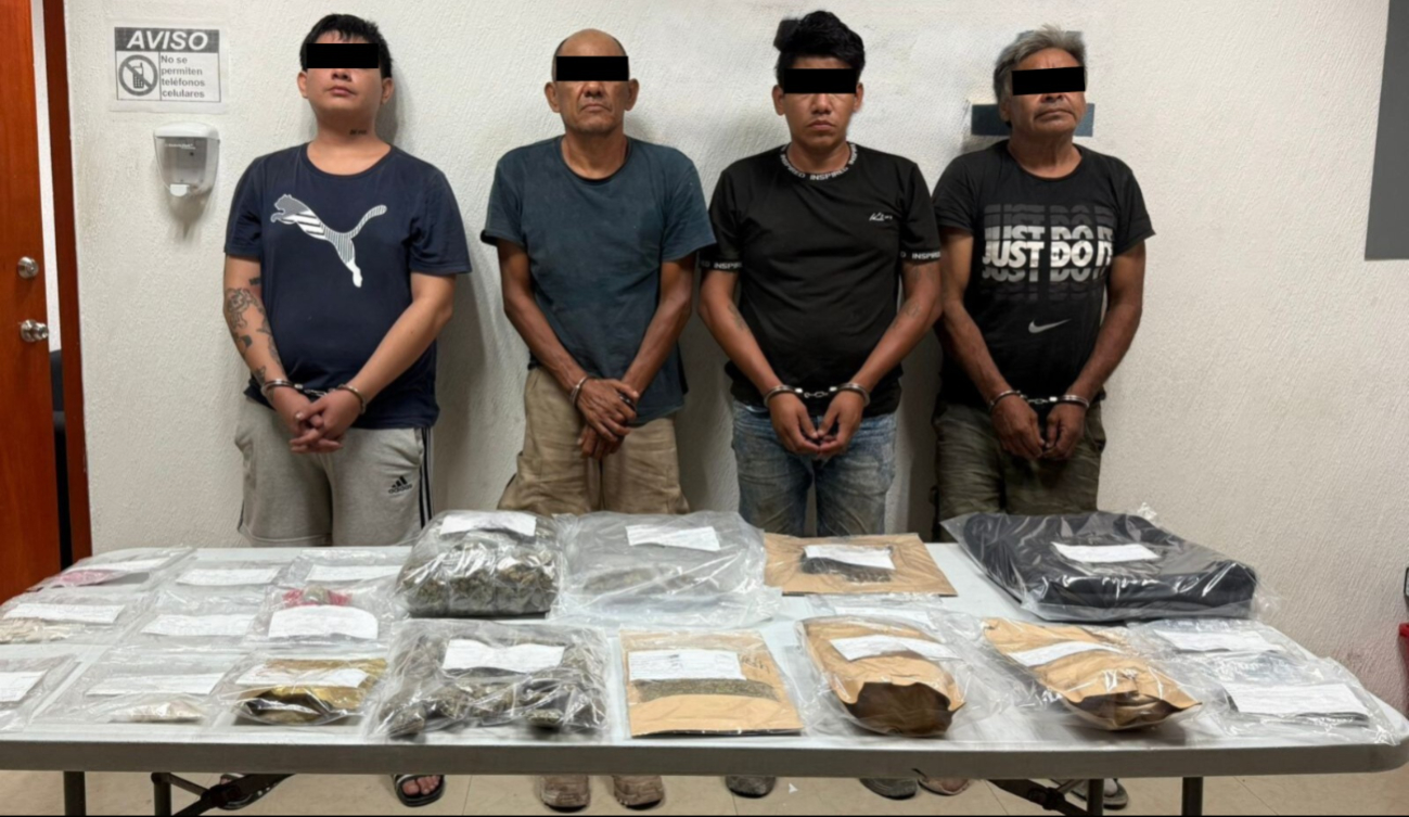 Fiscalía de Quintana Roo vincula a proceso a nueve personas, que fueron detenidas en flagrancia por narcomenudeo 
