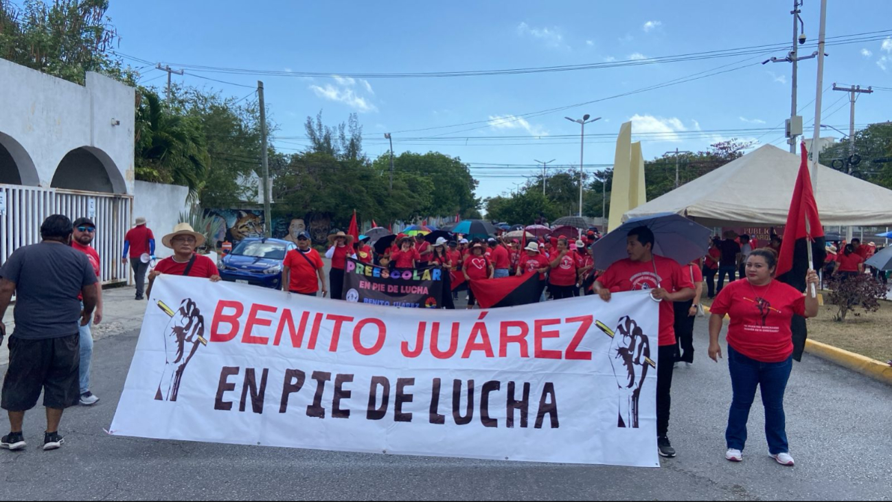   Magisterio en Cancún dividido; sólo el 50 por ciento está a favor de huelga para el 21 de mayo  