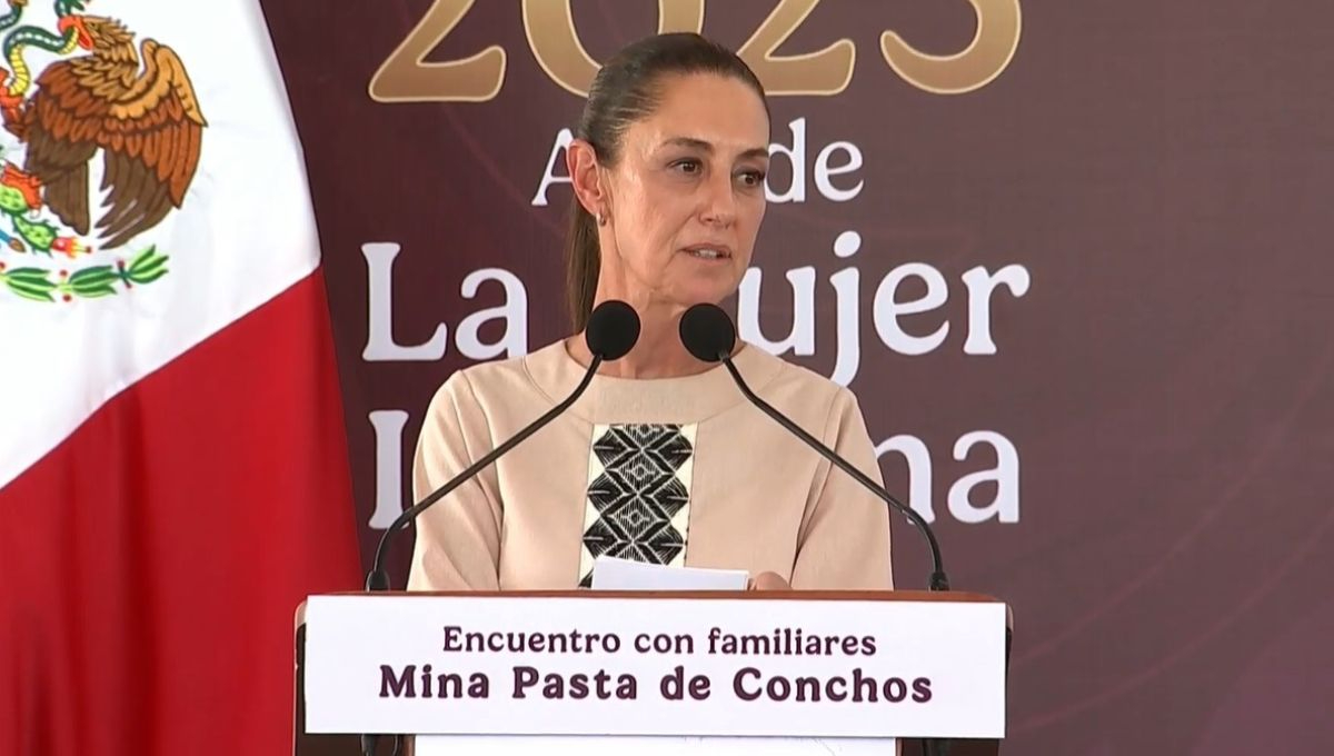 Sheinbaum promete justicia total en Pasta de Conchos y anuncia sus nuevos apoyos sociales desde Coahuila