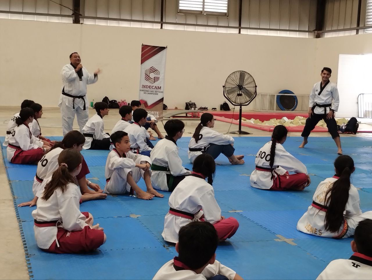Delegación campechana participa en torneo nacional de Poomsae G-3