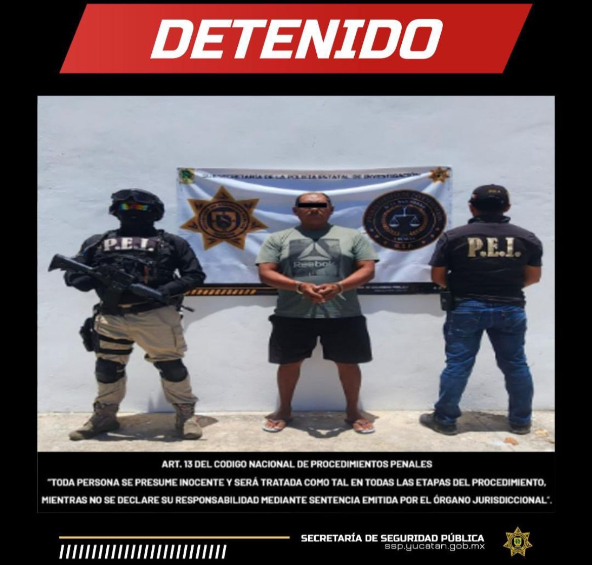 Imputado por robo agrede a agentes en Hunucmá