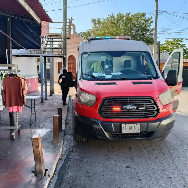 El hombre fue trasladado al hospital O'Horán de Mérida El hombre fue trasladado al hospital O'Horán de Mérida