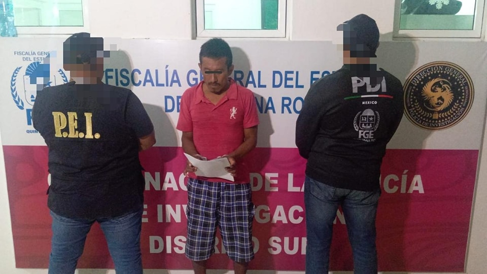 Detienen en Quintana Roo a un hombre acusado de abusar de su hija en Kanasín