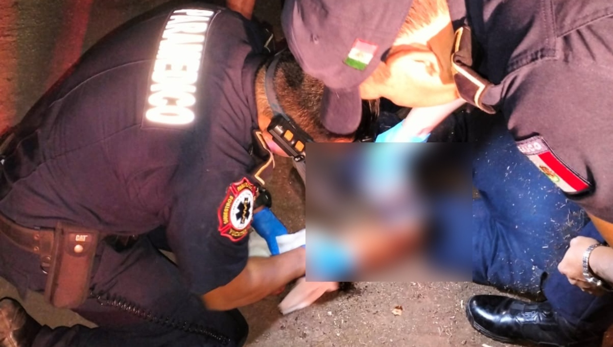 El hombre fue trasladado al hospital de Tizimín El hombre fue trasladado al hospital de Tizimín
