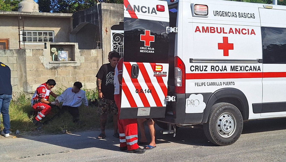 El lesionado no requirió traslado al hospital El lesionado no requirió traslado al hospital