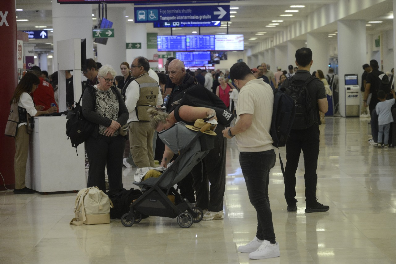   Aeropuerto de Cancún reporta leve repunte en operaciones aéreas al alcanzar las 476   