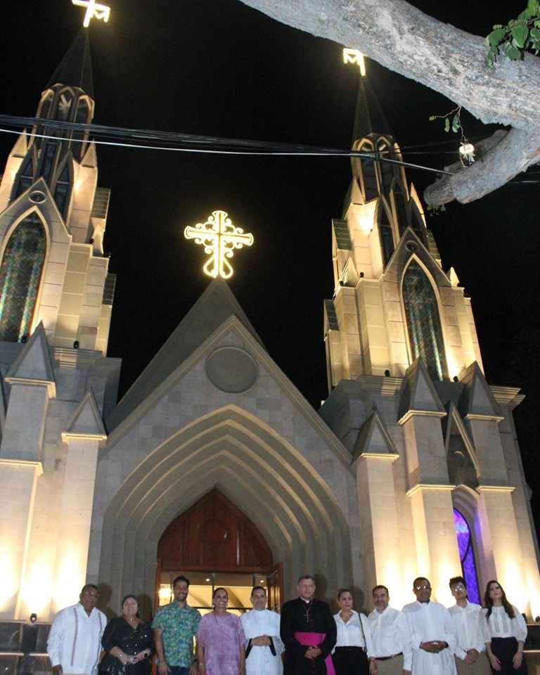 Fue bendecida en abril durante la última misa del exobispo de Campeche, hoy arzobispo de Tuxtla Gutiérrez. Fue bendecida en abril durante la última misa del exobispo de Campeche, hoy arzobispo de Tuxtla Gutiérrez.
