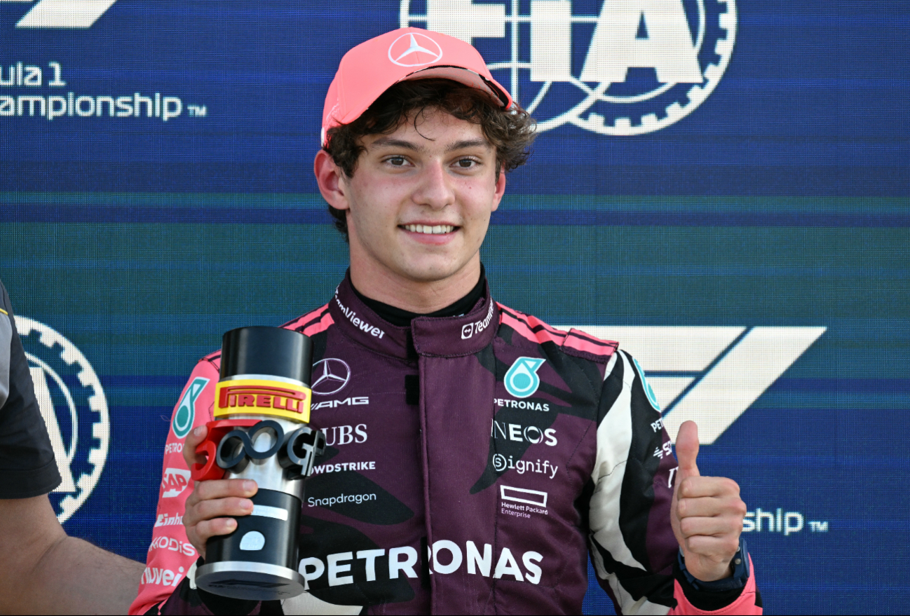 Su primera pole de la temporada 2025 y de su carrera en la F1 Su primera pole de la temporada 2025 y de su carrera en la F1