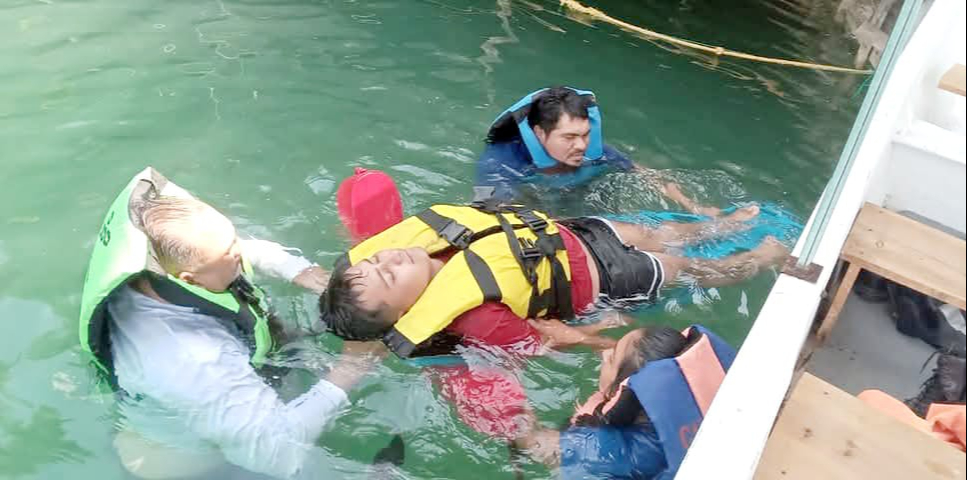 Capacitan a Protección Civil en Candelaria para rescate acuático 