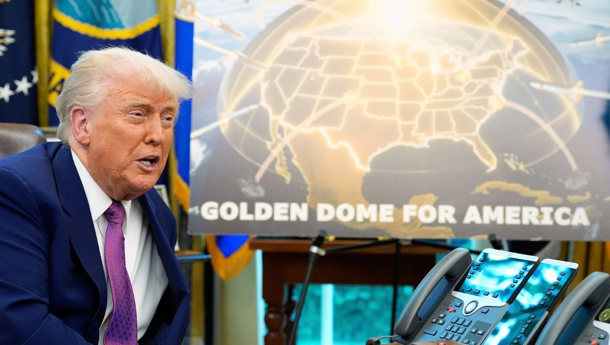 Trump anuncia “cúpula dorada” de defensa para Estados Unidos con costo de 175 mil mdd