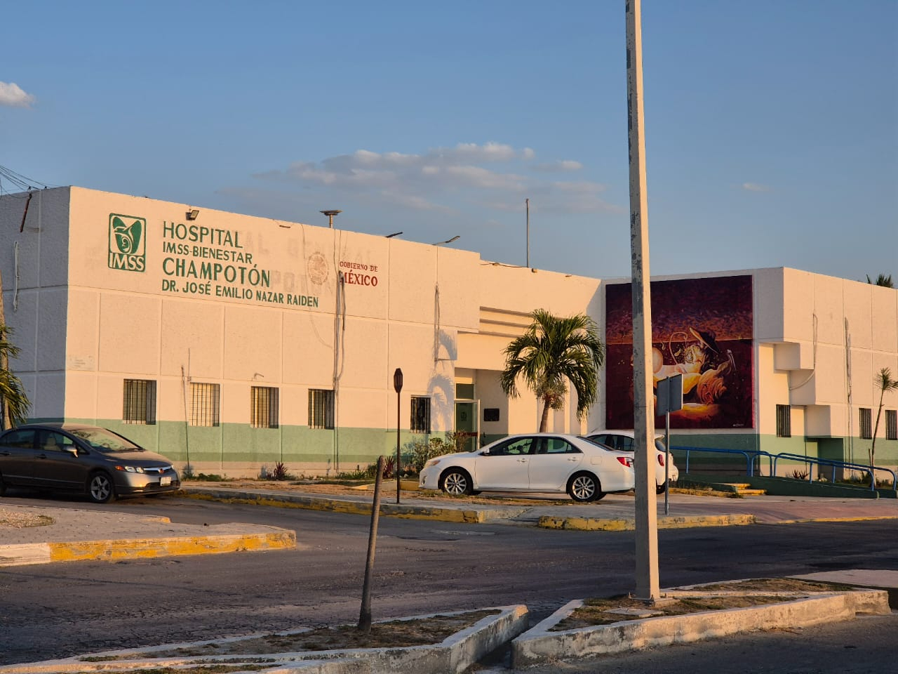 El hombre lesionado fue trasladado al hospital IMSS-Bienestar de Champotón.