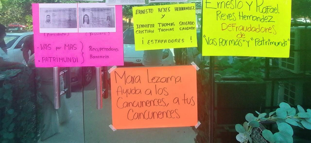  Cancunenses denuncian a la inmobiliaria “Vas por más” por presunto fraude