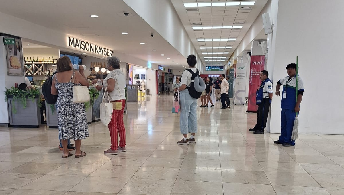 Hay ligera afluencia de pasajeros en el aeropuerto de Mérida Hay ligera afluencia de pasajeros en el aeropuerto de Mérida