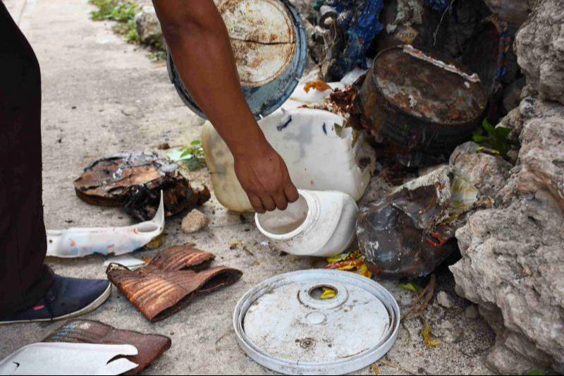 Vecinos de Mérida y sus comisarías participan en esta campaña de descacharrización