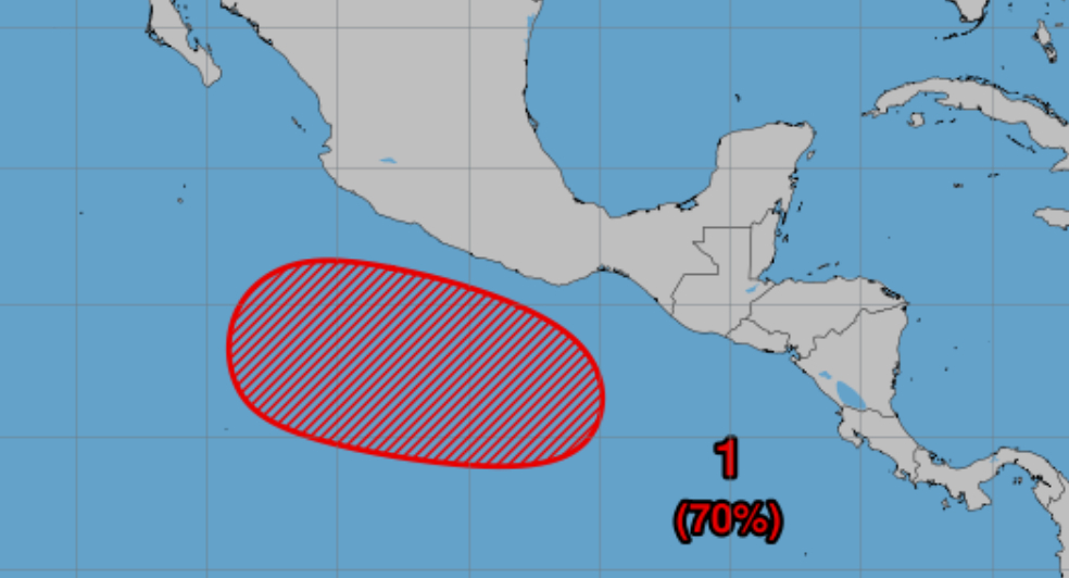 Formación ciclónica en el Pacífico pone en alerta a Campeche por lluvias y oleaje elevado Formación ciclónica en el Pacífico pone en alerta a Campeche por lluvias y oleaje elevado