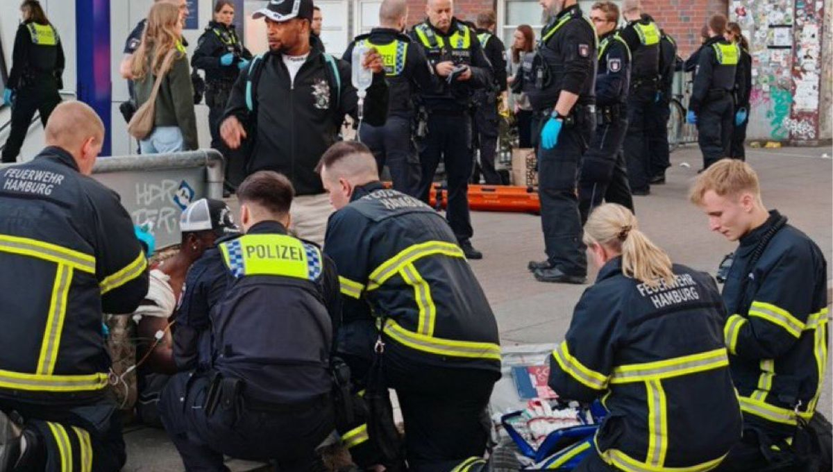 La Policía de Hamburgo informó que el ataque ocurrió dentro de la terminal ferroviaria La Policía de Hamburgo informó que el ataque ocurrió dentro de la terminal ferroviaria
