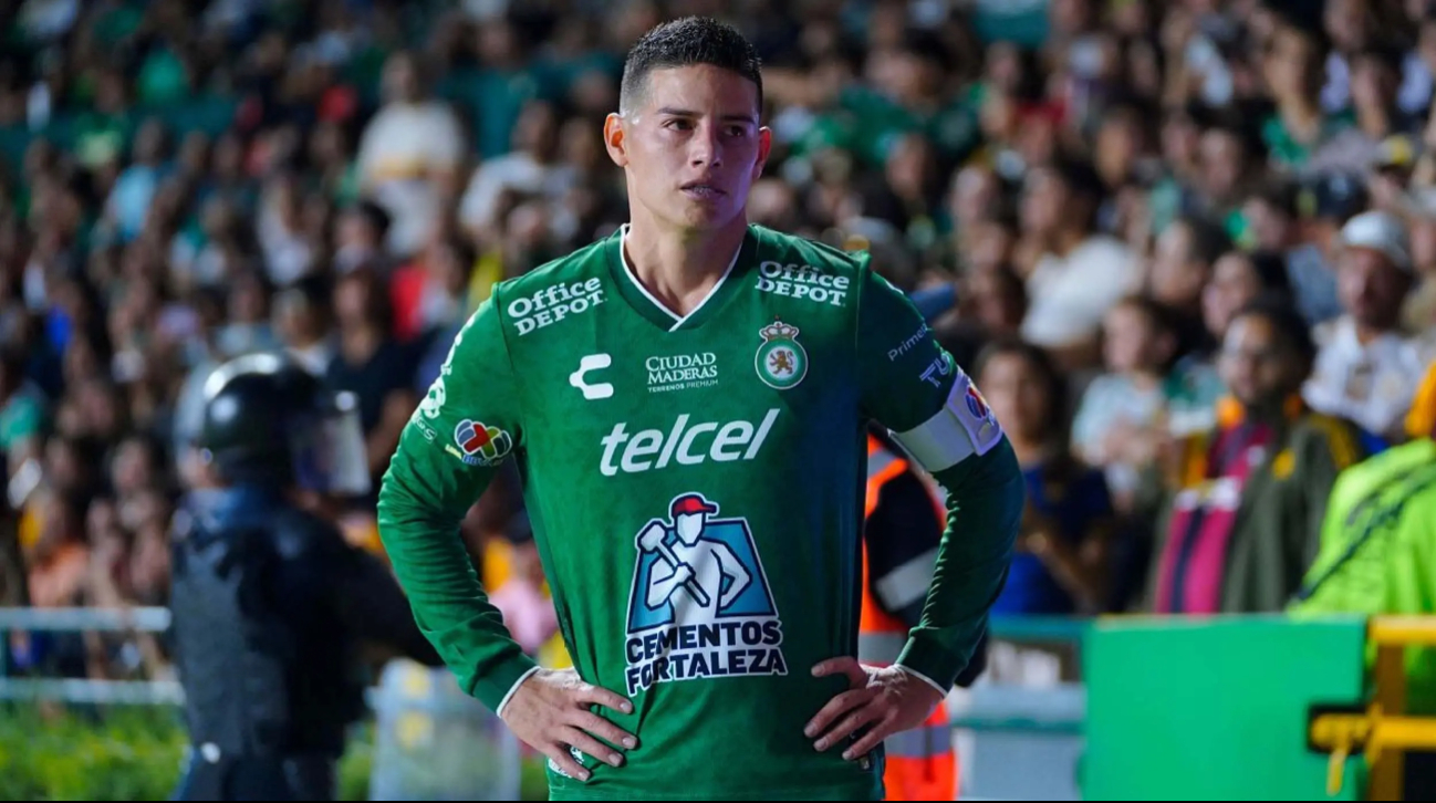Club León trajo a James para pelear por el Mundial de Clubes Club León trajo a James para pelear por el Mundial de Clubes