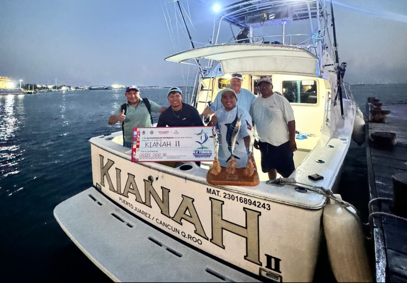 Cancún gana la 20a. edición del Torneo Internacional de Pesca “Cosme Alberto Martinez Magaña”