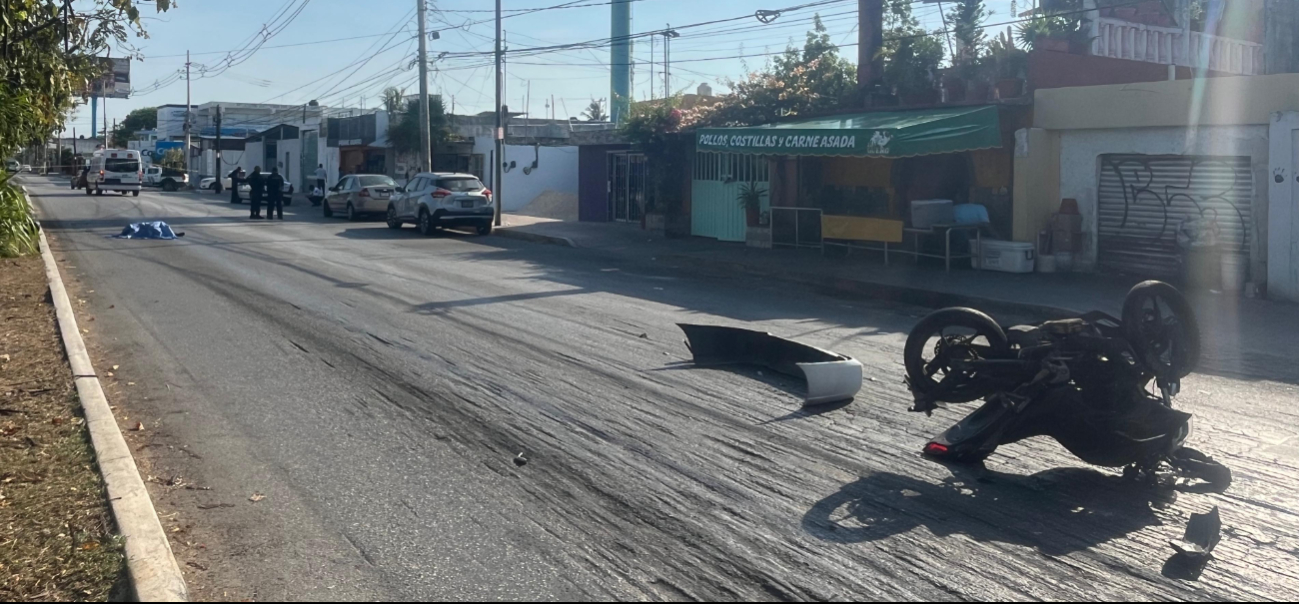 Se presume que el conductor de la moto manejaba a exceso de velocidad