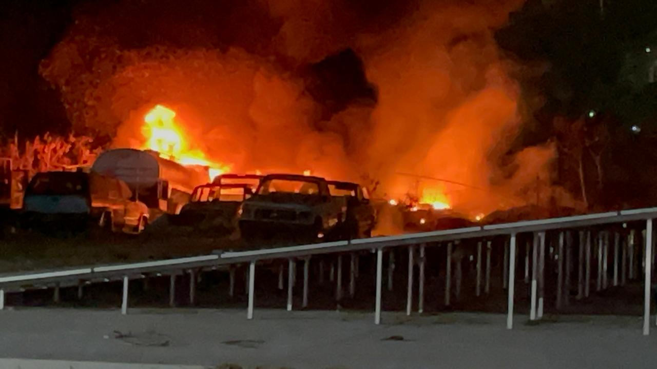 Incendio quema unidades del C3 tras originarse en la zona de Plan Chac