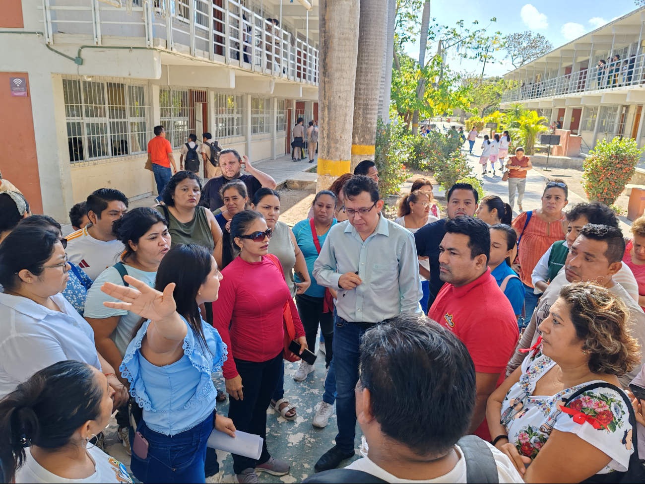 Edificio escolar con daños estructurales será evaluado por Protección Civil