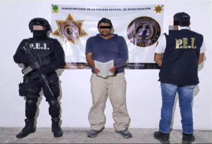El probable asesino fue detenido, luego de que las autoridades ejecutaran la orden de aprehensión.