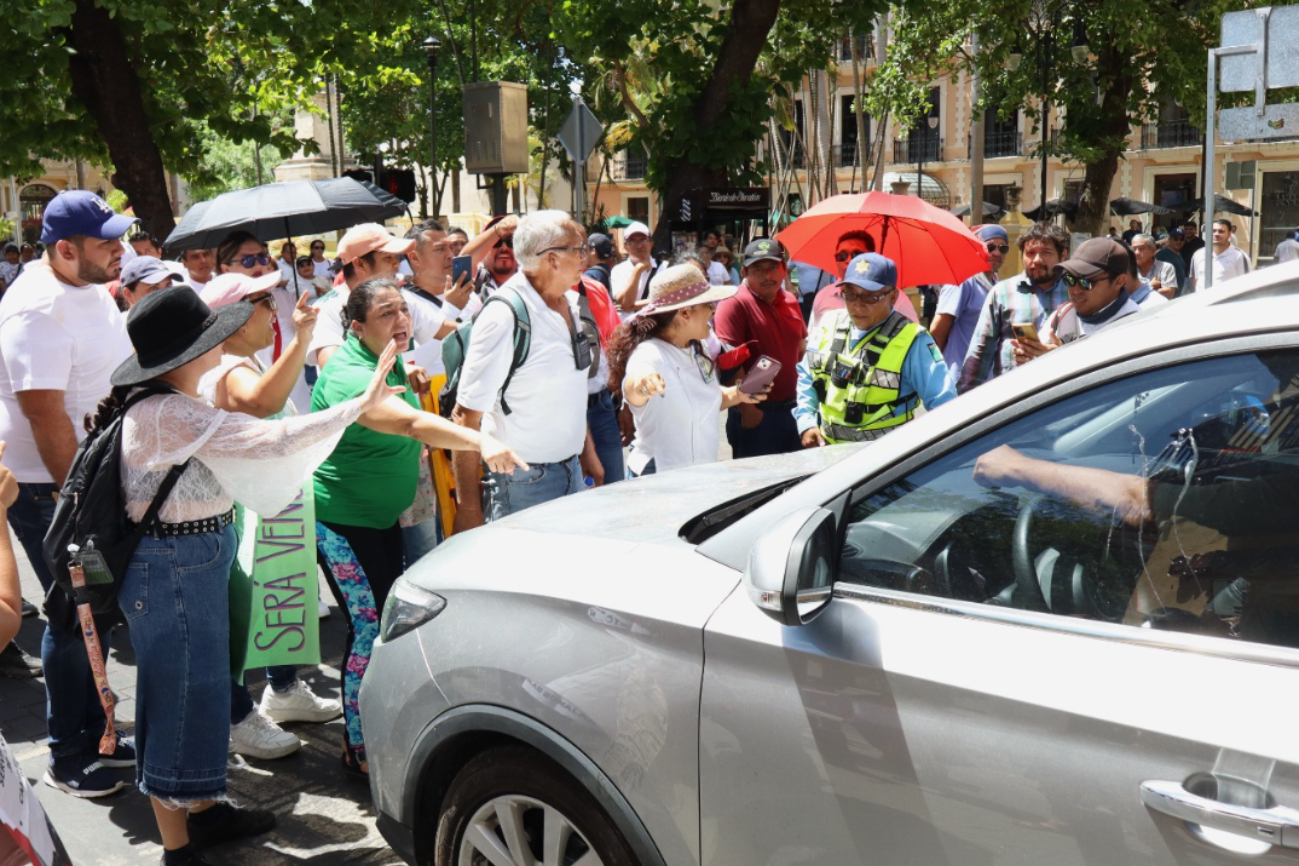 Un agente de la Policía Municipal intervino para mediar la situación