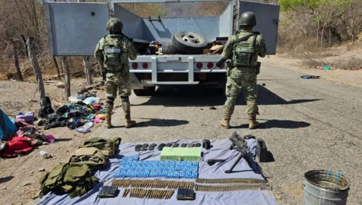 Ataque armado a fuerzas federales en Culiacán: Tres militares heridos y decomiso de armamento