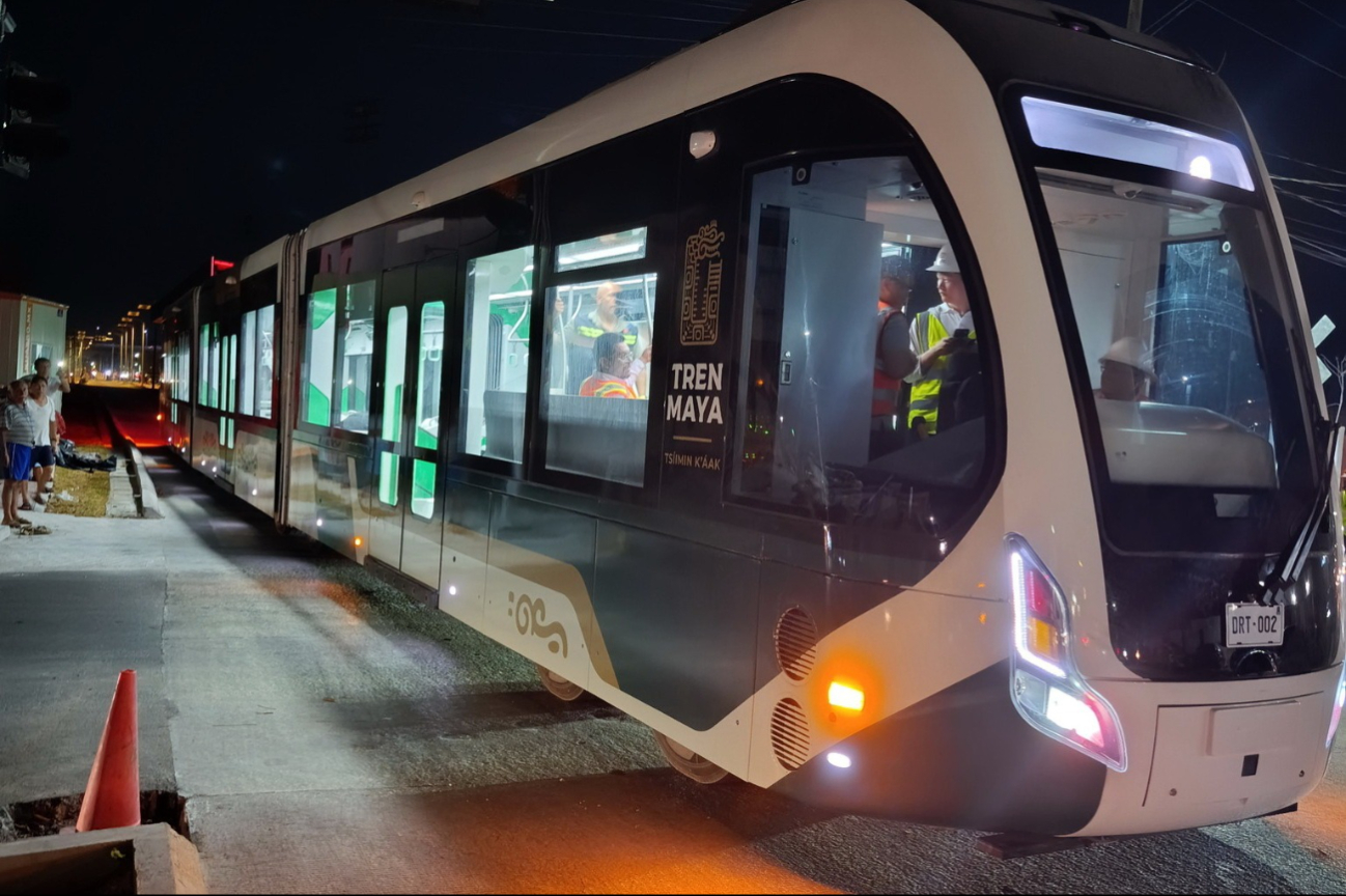 Tren Ligero de Campeche alcanza 95.8% de avance; arrancan pruebas finales el 14 de junio  