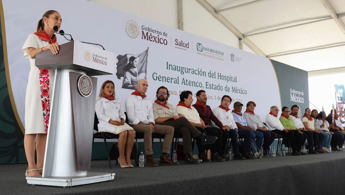 Claudia Sheinbaum inaugura Hospital General de Atenco y anuncia millonaria inversión en el oriente del Edomex