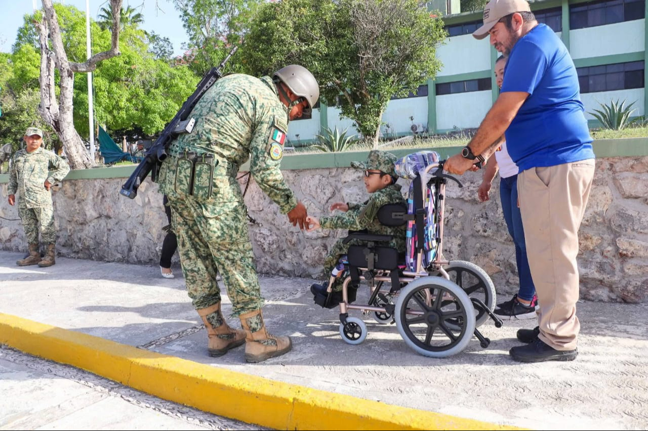 La actividad se realizó en el 11/o Regimiento de Caballería Motorizado con apoyo del Ejército Mexicano y autoridades municipales. La actividad se realizó en el 11/o Regimiento de Caballería Motorizado con apoyo del Ejército Mexicano y autoridades municipales.
