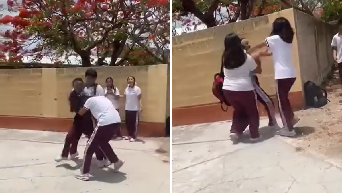 Viral pelea entre estudiantes de secundaria genera indignación en redes Viral pelea entre estudiantes de secundaria genera indignación en redes
