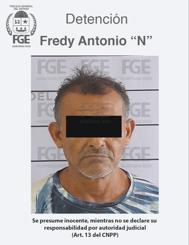 Fredy Antonio "N" fue uno de los detenidos en los operativos. Fredy Antonio "N" fue uno de los detenidos en los operativos.