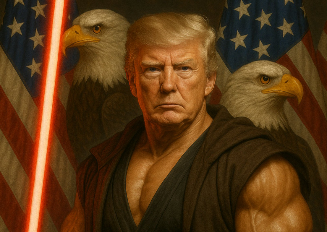 Trump se vuelve Sith en publicación de la Casa Blanca por 'May the Fourth'