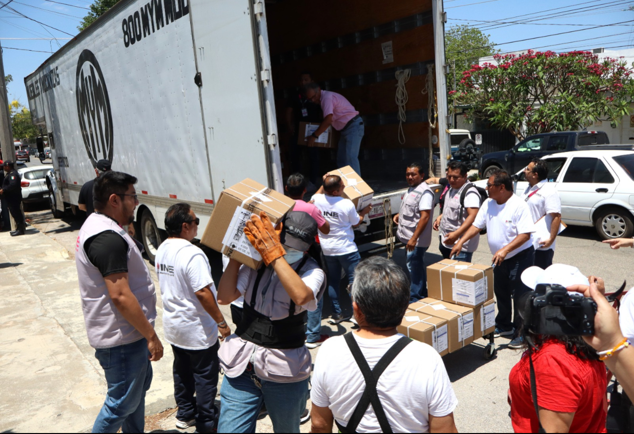 Boletas para las elecciones del Poder Judicial llegan a Yucatán  
