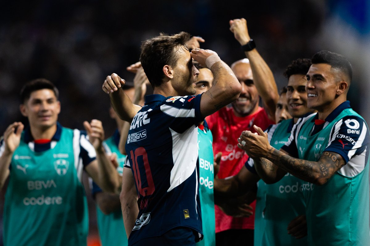Rayados remonta y vence al Superlíder Toluca en la ida de cuartos de Final de la Liga MX