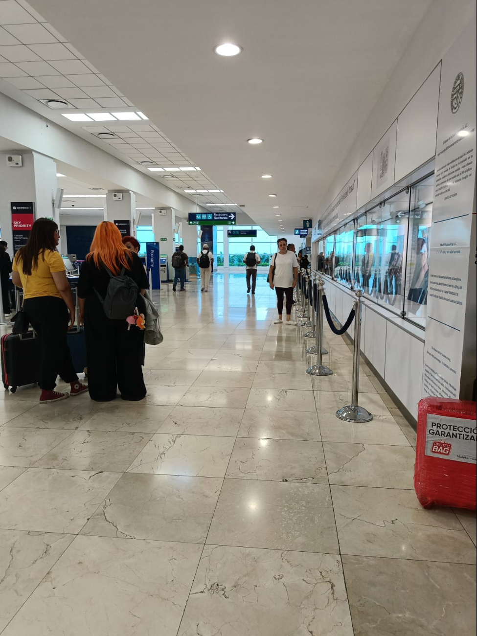 Se mantiene regular la movilización de pasajeros en el aeropuerto de Mérida Se mantiene regular la movilización de pasajeros en el aeropuerto de Mérida
