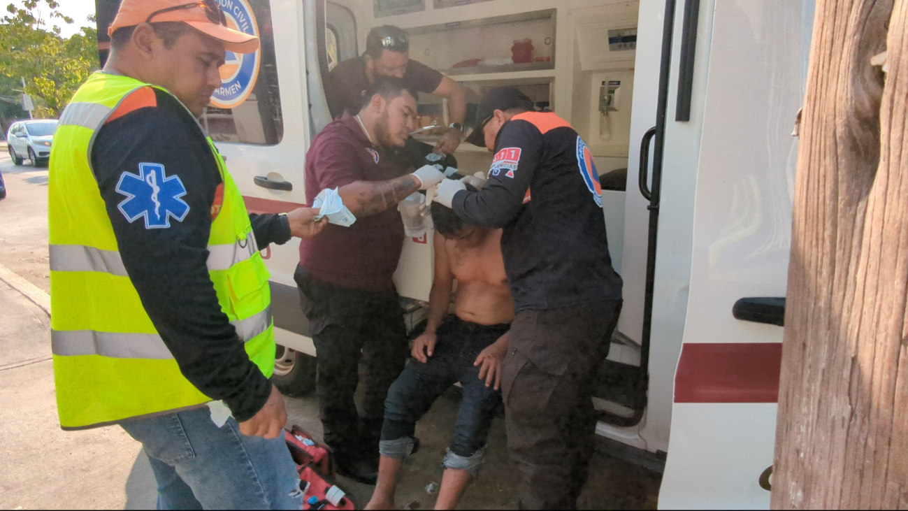 Confusión por atropello movilizó a paramédicos en la Francisco I. Madero de Ciudad del Carmen