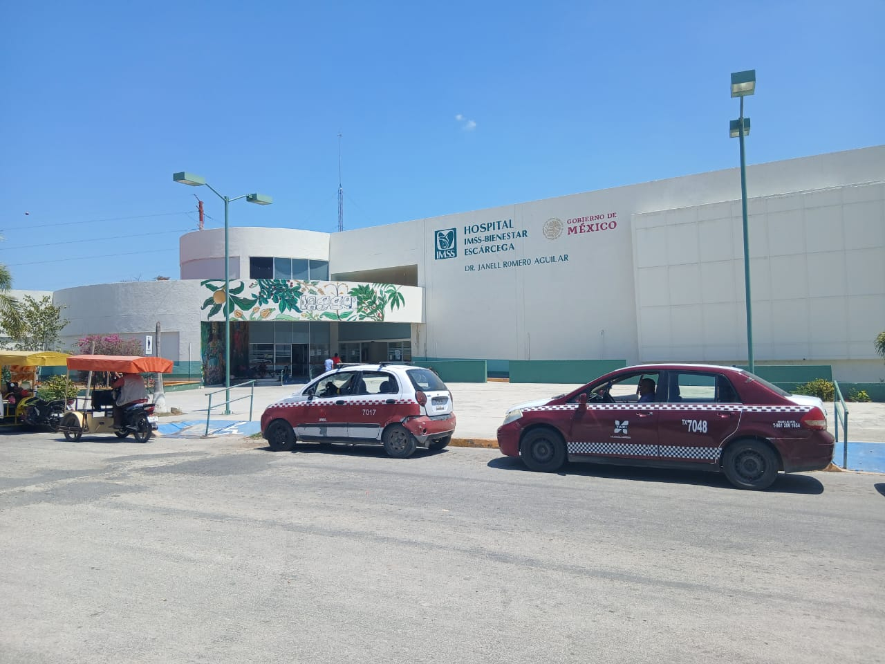 El Hospital IMSS-Bienestar Janell Romero Aguilar enfrenta falta de agua potable desde hace más de 15 días. El Hospital IMSS-Bienestar Janell Romero Aguilar enfrenta falta de agua potable desde hace más de 15 días.