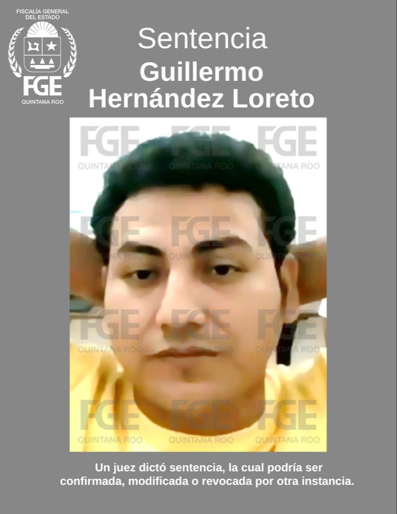 Guillermo Hernández Loreto obtuvo la sentencia de tres años y 15 días en prisión