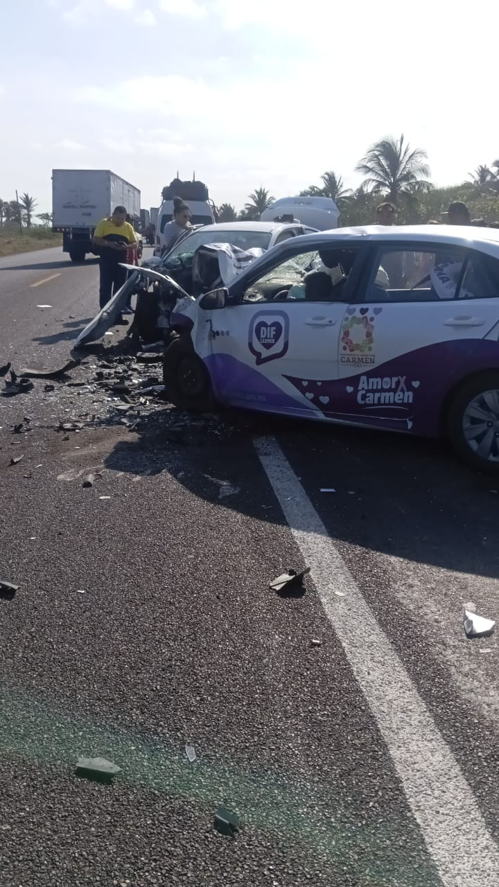 Diputada federal lamenta tragedias viales en Carmen y pide más vigilancia en carretera   