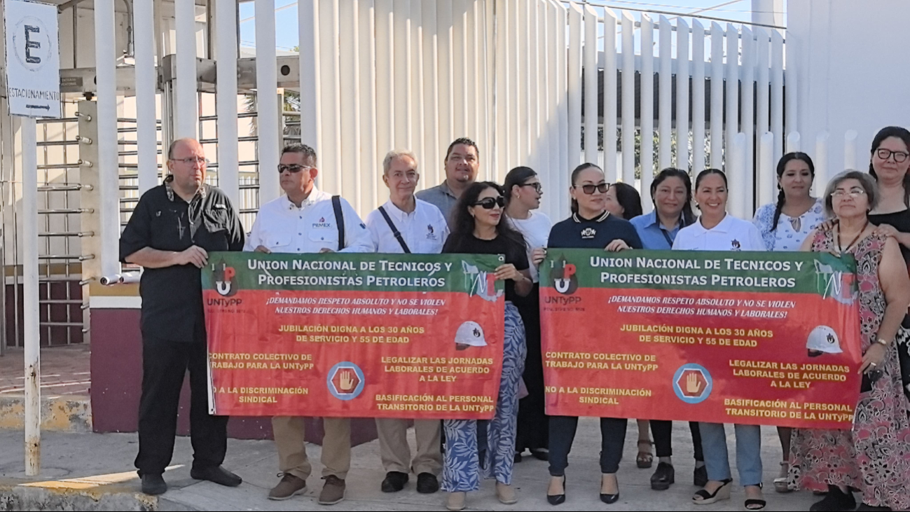 Técnicos petroleros alistan más protestas contra Pemex por trato desigual en Ciudad del Carmen