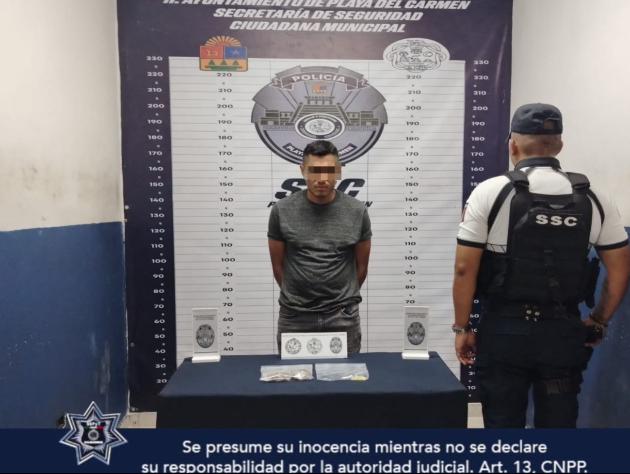 Víctor “N”, originario del Estado de México, fue puesto a disposición de las autoridades. Víctor “N”, originario del Estado de México, fue puesto a disposición de las autoridades.