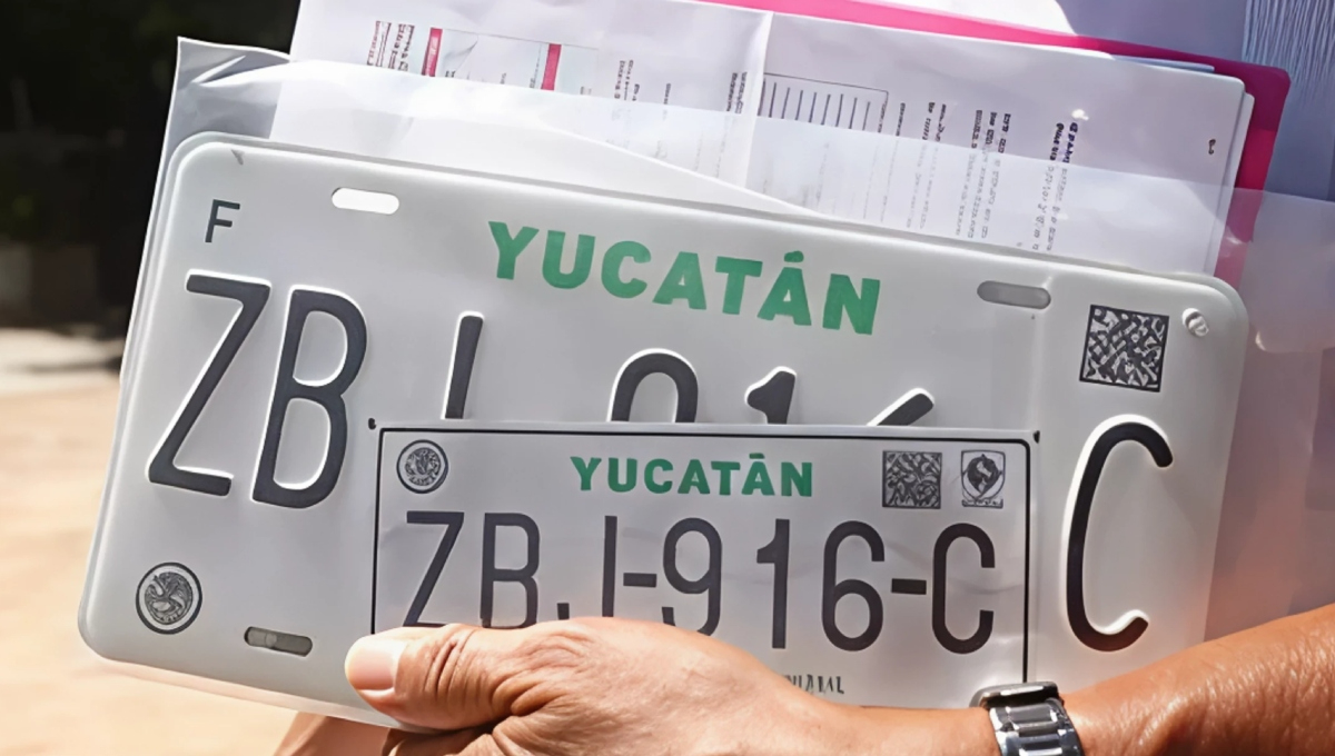 Conductores deben estar al día para el reemplacamiento en Yucatán