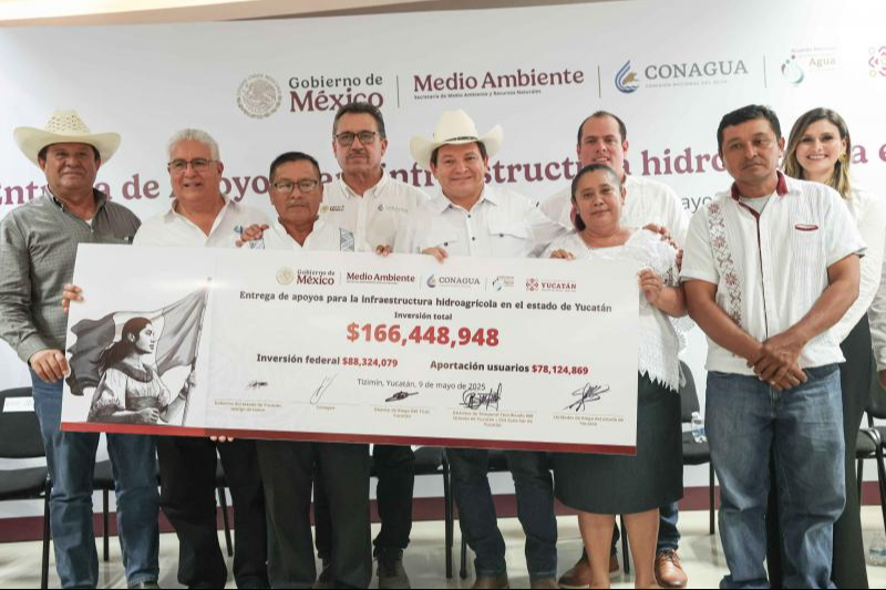 "Cuentan con un aliado que emerge del campo": Encabeza Joaquín Díaz Mena entrega de apoyos para infraestructura hidroagrícola 